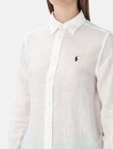 Camicia in lno classica di Polo Ralph Lauren - | Spazio Pritelli