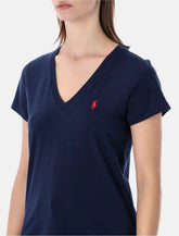 Polo Ralph Lauren cotton jersey V-neck T-shirt - | Spazio Pritelli