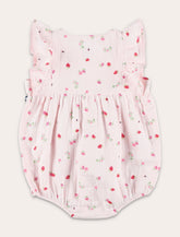 Petit Bateau floral cotton gauze romper - | Spazio Pritelli