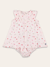 Petit Bateau babies' cotton dress with bloomers - | Spazio Pritelli