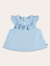 Blusa neonato Chambray Petit Bateau - | Spazio Pritelli