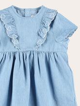 Abito neonato Chambray Petit Bateau - | Spazio Pritelli