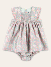 Petit Bateau baby girl cotton dress with bloomers - | Spazio Pritelli