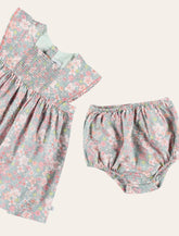 Petit Bateau baby girl cotton dress with bloomers - | Spazio Pritelli