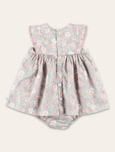 Petit Bateau baby girl cotton dress with bloomers - | Spazio Pritelli