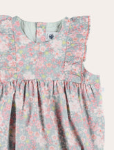 Petit Bateau sleeveless floral cotton romper - | Spazio Pritelli