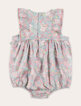 Petit Bateau sleeveless floral cotton romper - | Spazio Pritelli