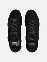 Y-3 black suede Stan Smith Lo Pro Sneakers - | Spazio Pritelli