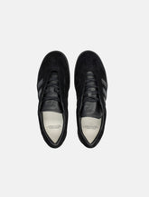 Y-3 Gazelle black leather sneakers - | Spazio Pritelli