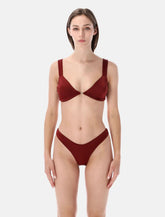 Matinée Jane glossy lycra bikini - | Spazio Pritelli
