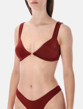 Matinée Jane glossy lycra bikini - | Spazio Pritelli