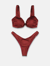 Matinée Jane glossy lycra bikini - | Spazio Pritelli