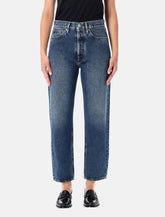 Cycle Bella navy blue straight-fit denim jeans - | Spazio Pritelli