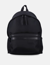 Zaino Saint Laurent City in ECONYL®, pelle liscia e nylon - | Spazio Pritelli