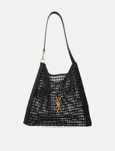 Saint Laurent BV raffia tote bag - | Spazio Pritelli