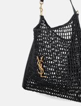 Saint Laurent BV raffia tote bag - | Spazio Pritelli