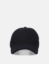 Saint Laurent Cassandre cotton denim cap - | Spazio Pritelli