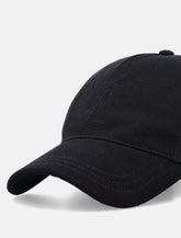 Saint Laurent Cassandre cotton denim cap - | Spazio Pritelli