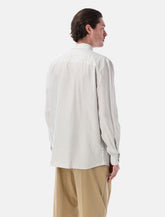 Camicia slim Cassandre in viscosa a righe Saint Laurent - | Spazio Pritelli