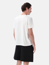 T-shirt con ricamo logo dietro di Saint Laurent - | Spazio Pritelli