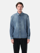 Saint Laurent Cassandre denim shirt - | Spazio Pritelli