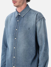Camicia Saint Laurent Cassandre in Denim - | Spazio Pritelli
