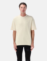 Amiri Oversized cotton t-shirt with logo embroidery - | Spazio Pritelli