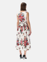 Dolce&Gabbana floral cotton sleeveless dress - | Spazio Pritelli