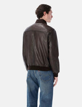 Sword 6.6.44 leather bomber jacket - | Spazio Pritelli