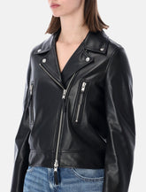 Sword Classic Biker leather jacket - | Spazio Pritelli