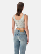 Haikure Elsie Tromp L’Oeil cotton-linen top - | Spazio Pritelli