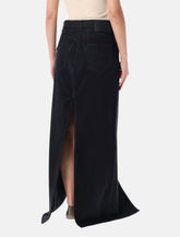 Haikure Gana Bull denim skirt - | Spazio Pritelli