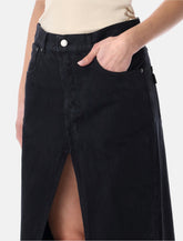 Haikure Gana Bull denim skirt - | Spazio Pritelli