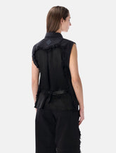 Haikure Ryder satin Bull vest - | Spazio Pritelli