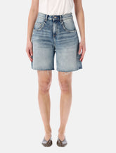 Shorts Icon Denim Lea in cotone a vita media - | Spazio Pritelli