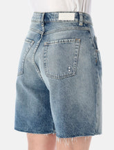 Shorts Icon Denim Lea in cotone a vita media - | Spazio Pritelli