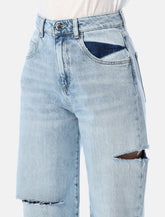 Icon Denim Poppy wide-leg cotton jeans - | Spazio Pritelli