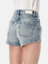 Shorts Icon Denim Umi in denim a vita alta - | Spazio Pritelli