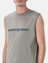 ROA Warmth sleeveless organic cotton Tee - | Spazio Pritelli