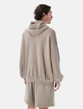 Felpa con cappuccio Training 90s greige di Essentials Fear of God - | Spazio Pritelli