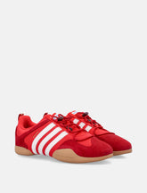 Adidas Originals Red Suede Bad Bunny Ballerina Sneakers - | Spazio Pritelli