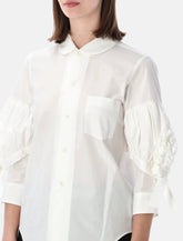 Comme des Garçons Girl ruffled sleeve shirt - | Spazio Pritelli