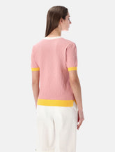 Fendi FF jacquard cotton-silk T-shirt - | Spazio Pritelli