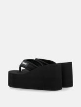 Coperni black wedge sandals - | Spazio Pritelli