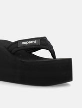Coperni black wedge sandals - | Spazio Pritelli