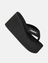 Coperni black wedge sandals - | Spazio Pritelli
