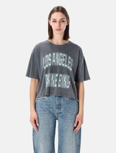 Anine Bing Johnny cropped t-shirt - | Spazio Pritelli