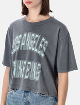 Anine Bing Johnny cropped t-shirt - | Spazio Pritelli