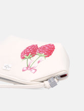 Ganni Raspberry print makeup pouch - | Spazio Pritelli