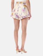 Zimmermann Luna tuck high-waist shorts - | Spazio Pritelli